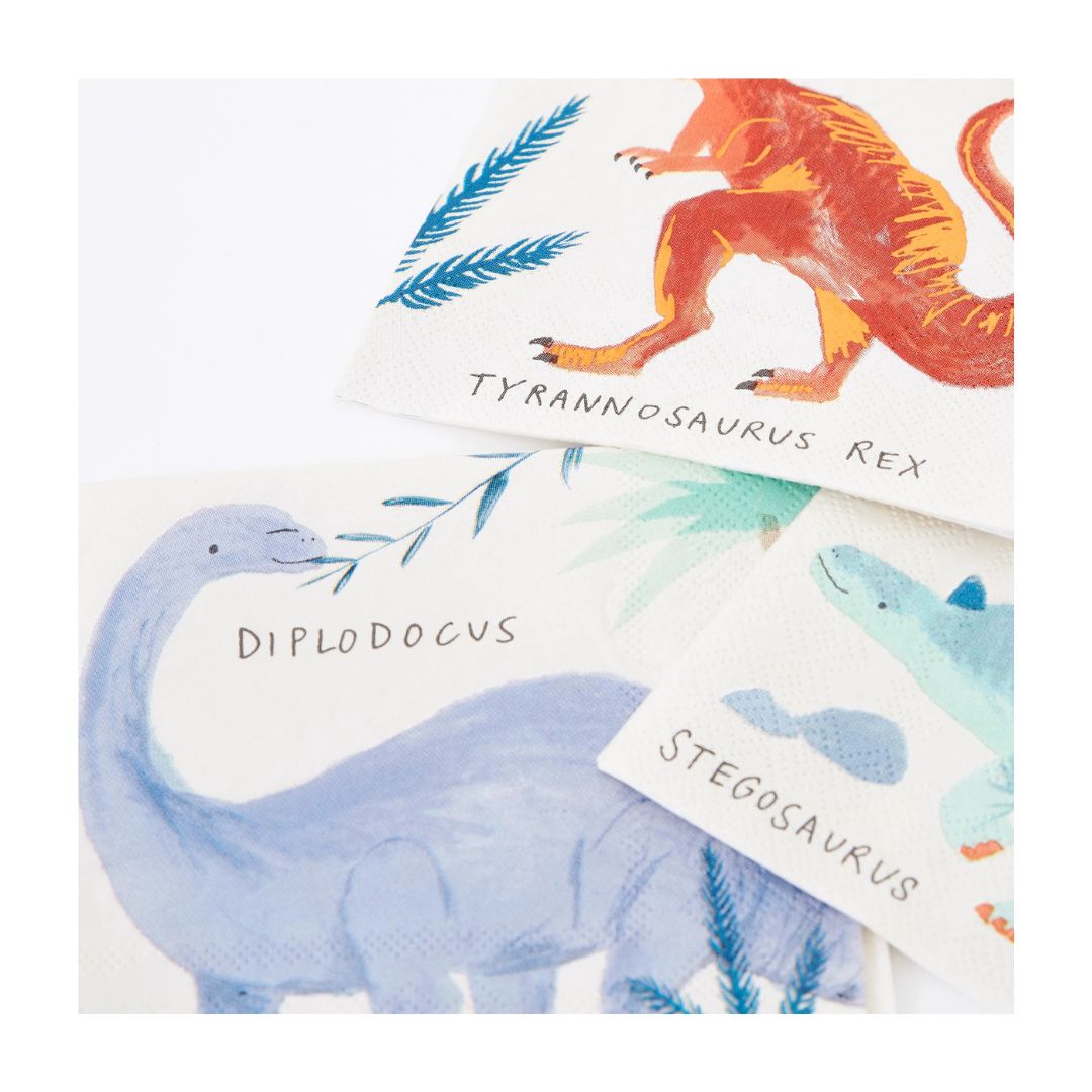 Dinosaur Napkins Small - Remarkable Parties