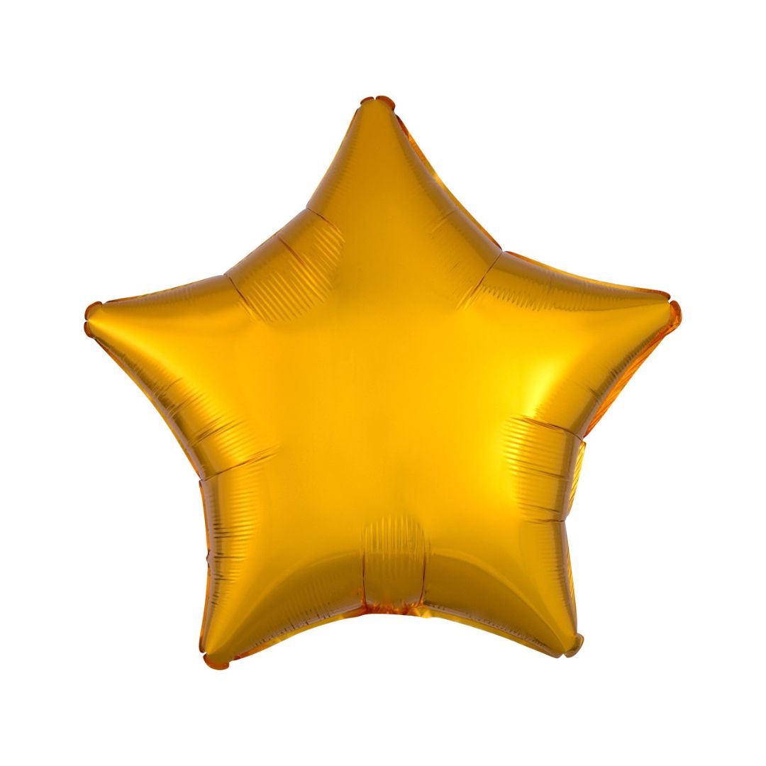 Gold-star-foil-balloon 45cm- Remarkable Parties