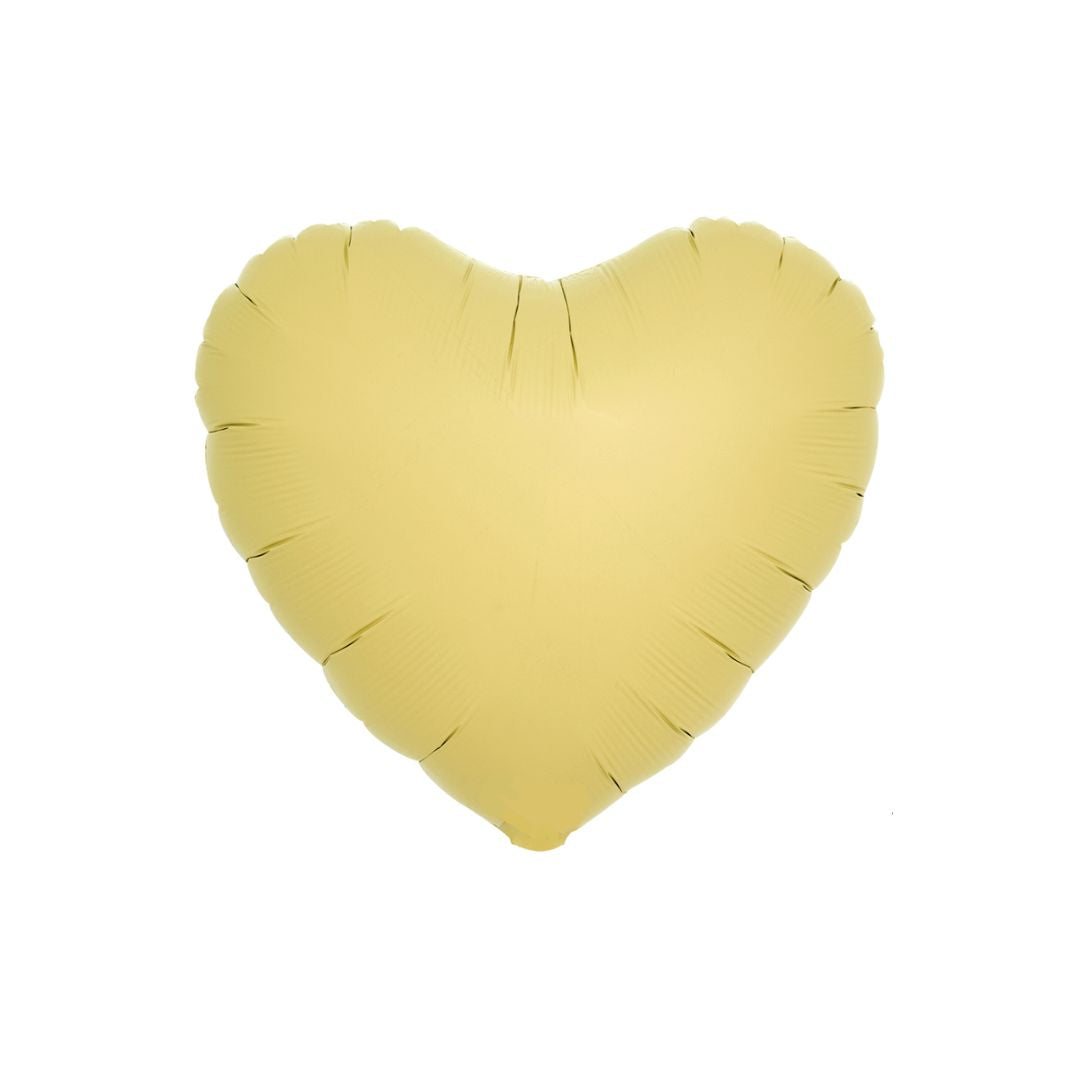Yellow Foil Heart Balloon - Remarkable Parties
