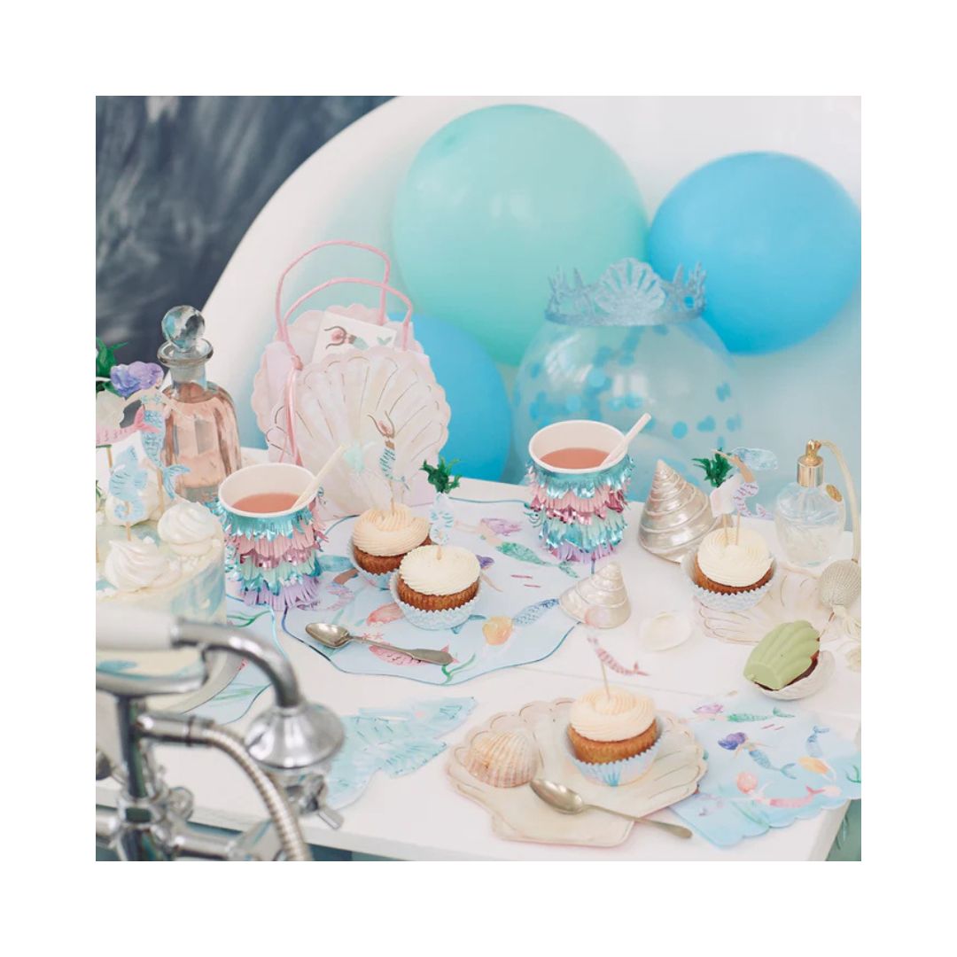 Mermaid napkins - Remarkable Parties