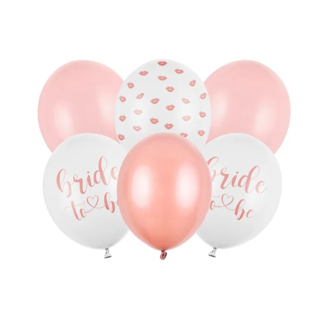 Pink & White Bride to Be 30cm balloons - Remarkable Parties