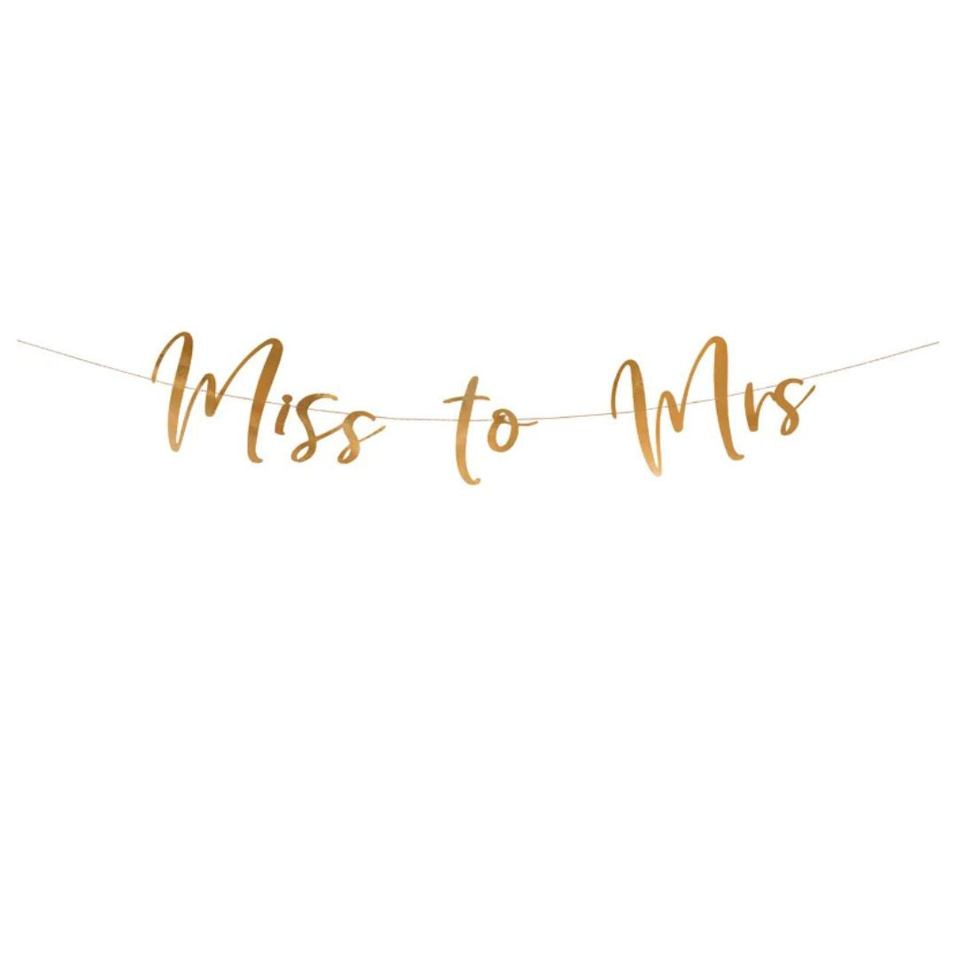 Rose Gold Miss to Mrs Banner - Remarkable Parties