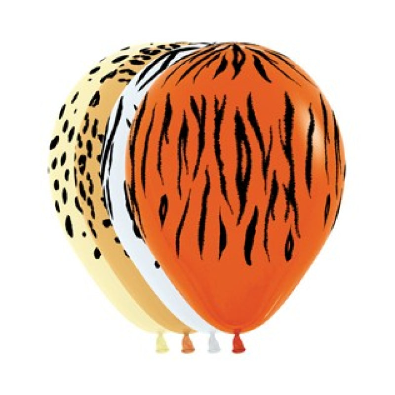 Safari 28cm Balloons (5 pack)- Remarkable Parties