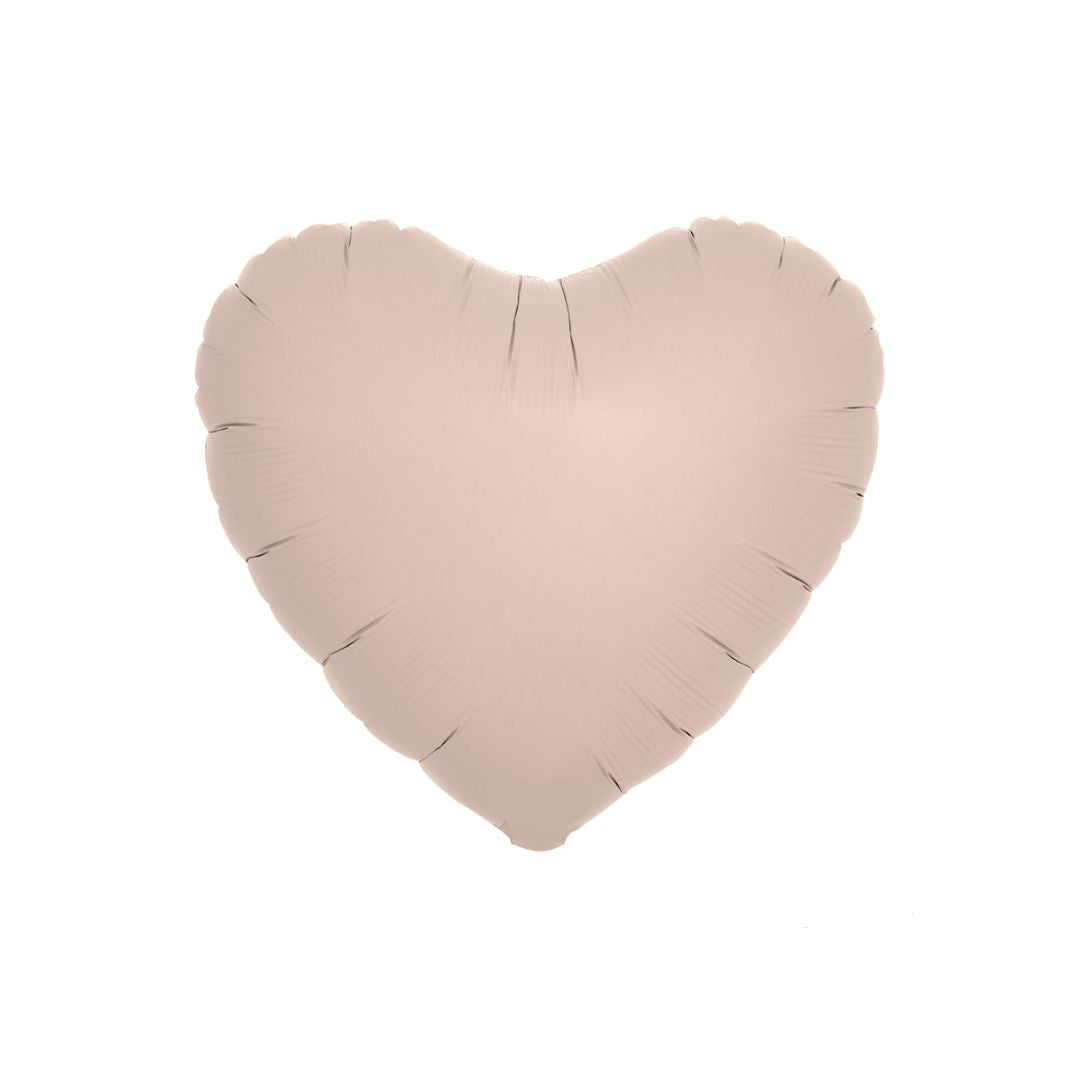 Shell Pink Foil Heart Balloon 35cm - Remarkable Parties
